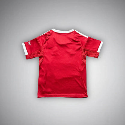 25/26 Liverpool Home Kids Size Kit from FootballPrestige.com - Premium Football Kits