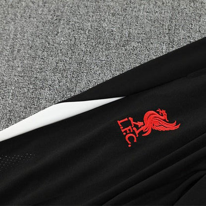 25/26 Liverpool Training Black Kids Size Tracksuit from FootballPrestige.com - Premium Football Kits