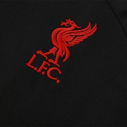 25/26 Liverpool Training Black Kids Size Tracksuit from FootballPrestige.com - Premium Football Kits