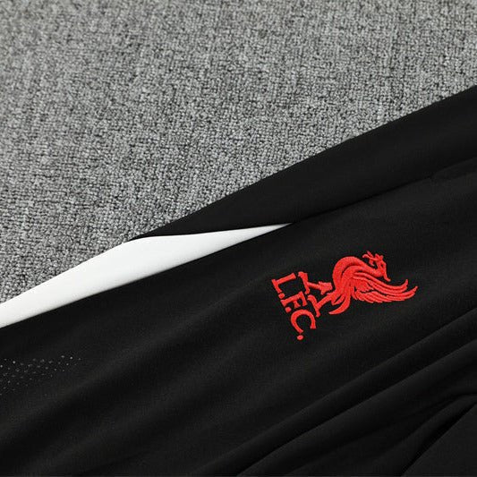 25/26 Liverpool Training Black Tracksuit from FootballPrestige.com - Premium Football Kits