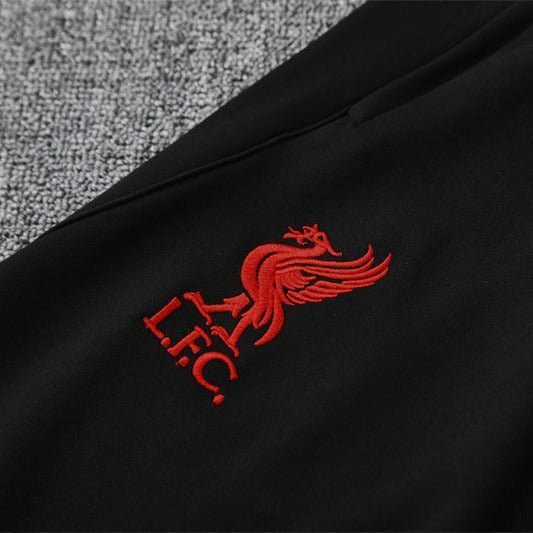 25/26 Liverpool Training Black Tracksuit from FootballPrestige.com - Premium Football Kits