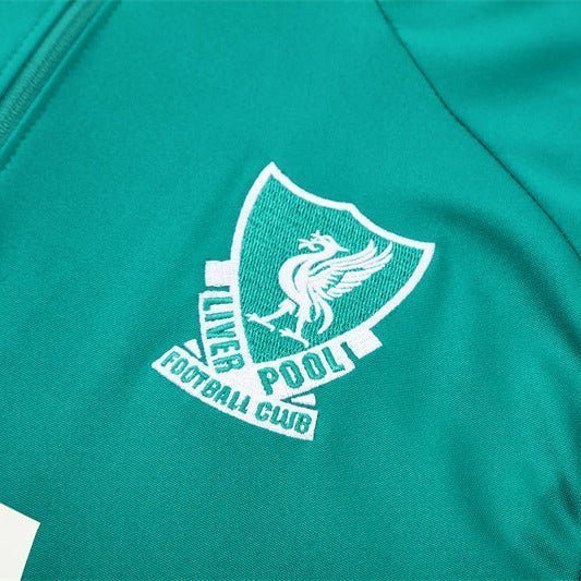 25/26 Liverpool Training Green Tracksuit from FootballPrestige.com - Premium Football Kits