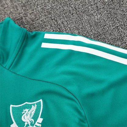 25/26 Liverpool Training Green Tracksuit from FootballPrestige.com - Premium Football Kits