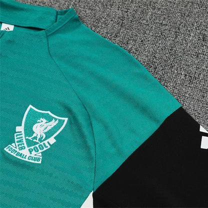 25/26 Liverpool Training Green Tracksuit from FootballPrestige.com - Premium Football Kits