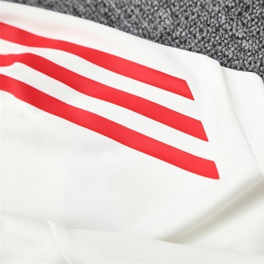 25/26 Liverpool Training White Kids Size Tracksuit from FootballPrestige.com - Premium Football Kits