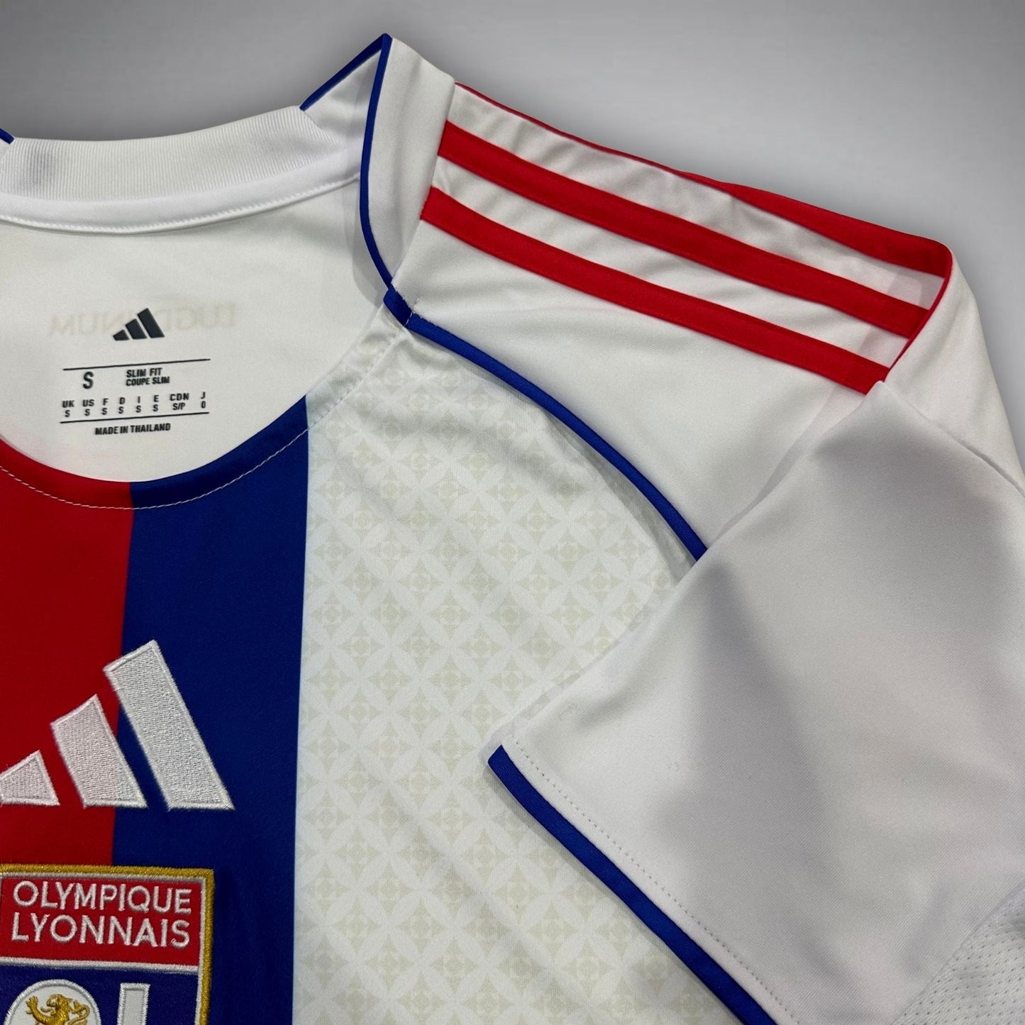 25/26 Lyon Home Kit from FootballPrestige.com - Premium Football Kits
