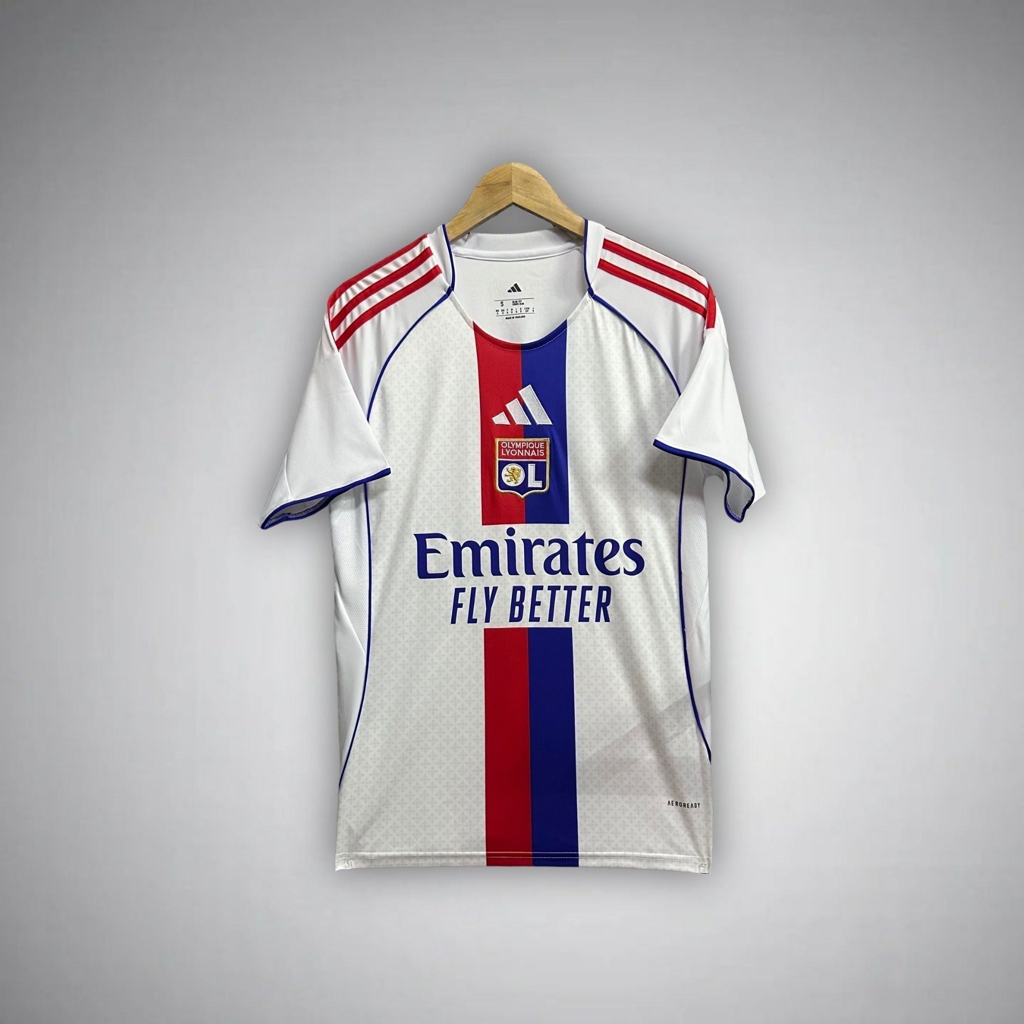 25/26 Lyon Home Kit from FootballPrestige.club - Premium Football Kits