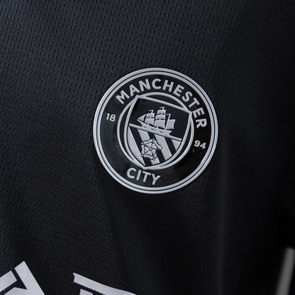 25/26 Manchester City Away Kids Size Kit from FootballPrestige.com - Premium Football Kits
