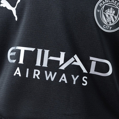 25/26 Manchester City Away Kids Size Kit from FootballPrestige.com - Premium Football Kits
