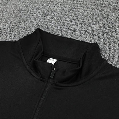 25/26 Manchester City x Asahi Black Tracksuit from FootballPrestige.com - Premium Football Kits