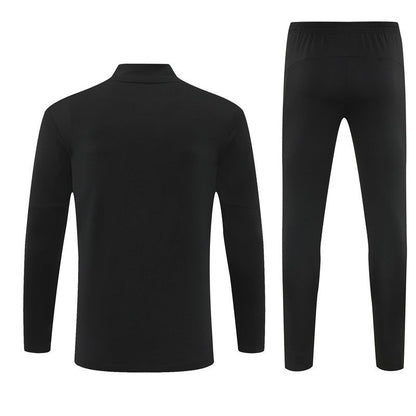 25/26 Manchester City x Asahi Black Tracksuit from FootballPrestige.com - Premium Football Kits