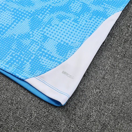 25/26 Manchester City x Asahi Blue Kids Size Tracksuit from FootballPrestige.com - Premium Football Kits