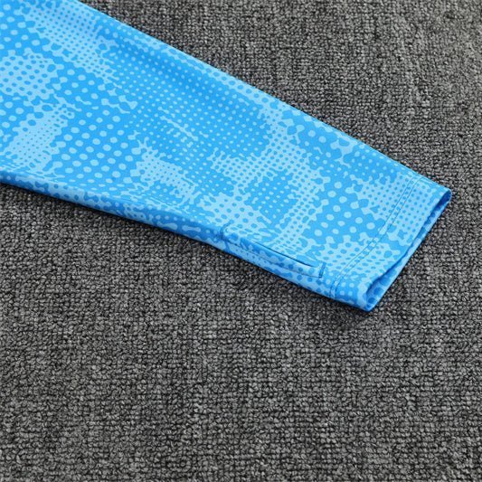 25/26 Manchester City x Asahi Blue Tracksuit from FootballPrestige.com - Premium Football Kits