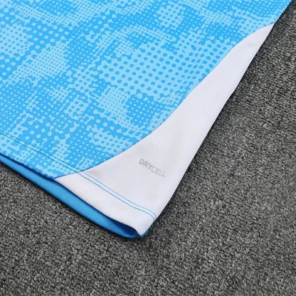25/26 Manchester City x Asahi Blue Tracksuit from FootballPrestige.com - Premium Football Kits