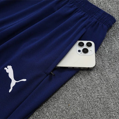 25/26 Manchester City x Asahi Blue Tracksuit from FootballPrestige.com - Premium Football Kits