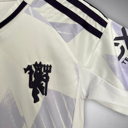 25/26 Manchester United Away Kids Size Kit - Premium Quality Kits at FootballPrestige.store