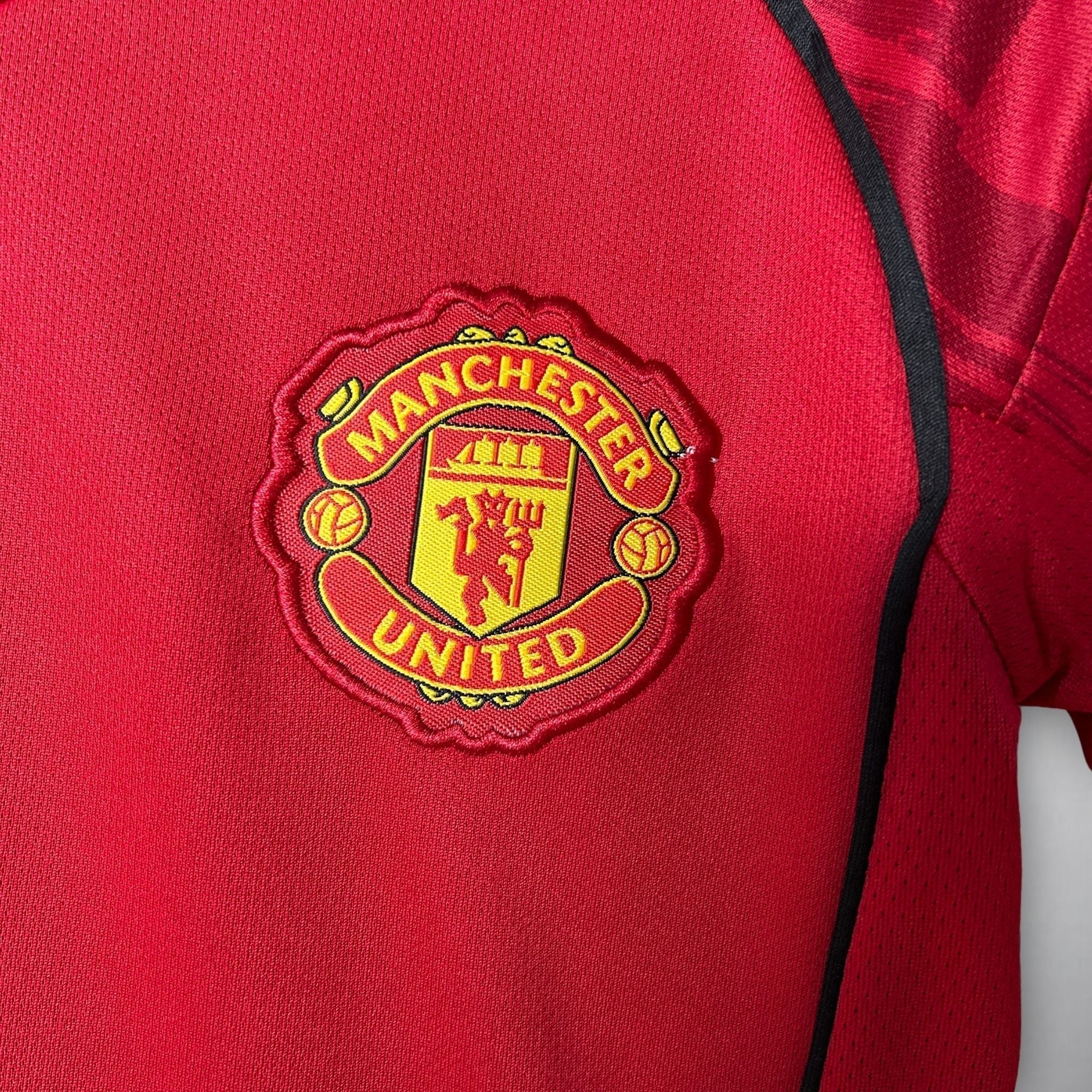 25/26 Manchester United Home Kids Size Kit - Premium Quality Kits at FootballPrestige.store