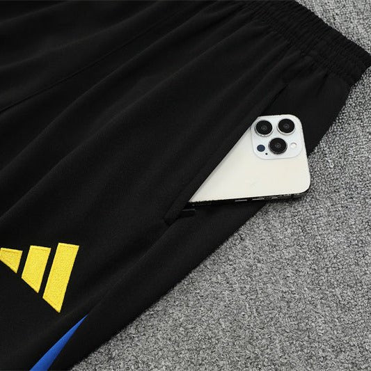 25/26 Manchester United Training Black Kids Size Tracksuit - Premium Quality Kits at FootballPrestige.store