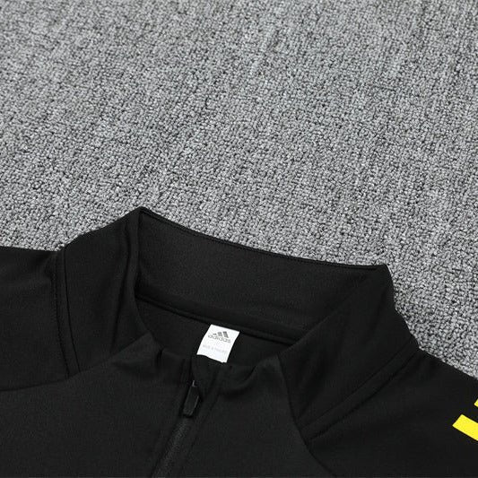 25/26 Manchester United Training Black Tracksuit - Premium Quality Kits at FootballPrestige.store