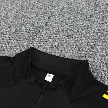 25/26 Manchester United Training Black Tracksuit - Premium Quality Kits at FootballPrestige.store