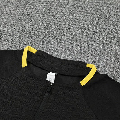 25/26 Manchester United Training Black Tracksuit - Premium Quality Kits at FootballPrestige.store