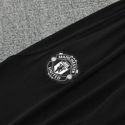 25/26 Manchester United Training White Kids Size Tracksuit - Premium Quality Kits at FootballPrestige.store