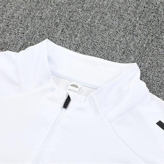 25/26 Manchester United Training White Tracksuit - Premium Quality Kits at FootballPrestige.store