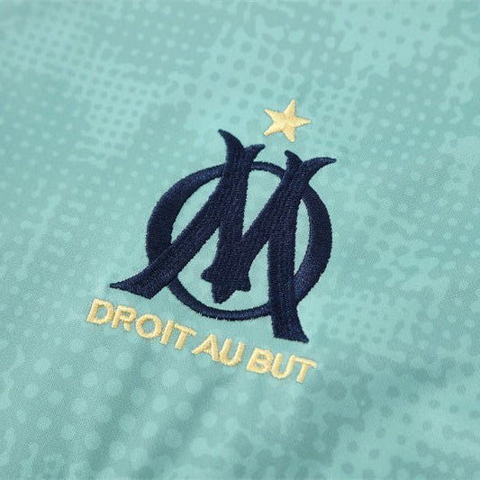 25/26 Marseille Training Mint Green Kids Size Tracksuit from FootballPrestige.com - Premium Football Kits