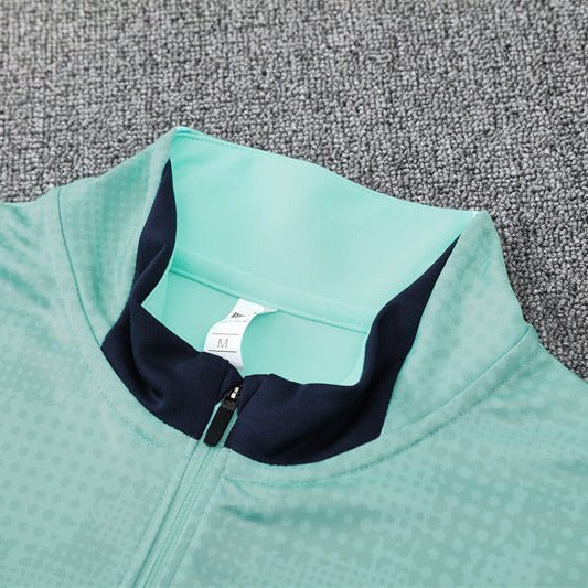 25/26 Marseille Training Mint Green Tracksuit from FootballPrestige.com - Premium Football Kits