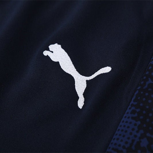 25/26 Marseille Training Navy Blue Kids Size Tracksuit from FootballPrestige.com - Premium Football Kits
