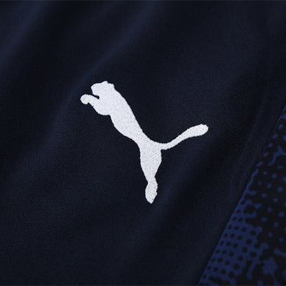 25/26 Marseille Training Navy Blue Tracksuit from FootballPrestige.com - Premium Football Kits