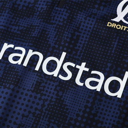 25/26 Marseille Training Navy Blue Tracksuit from FootballPrestige.com - Premium Football Kits