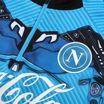25/26 Napoli Training Blue Kids Size Tracksuit from FootballPrestige.com - Premium Football Kits