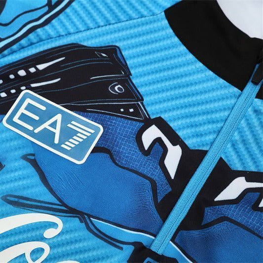 25/26 Napoli Training Blue Tracksuit from FootballPrestige.com - Premium Football Kits