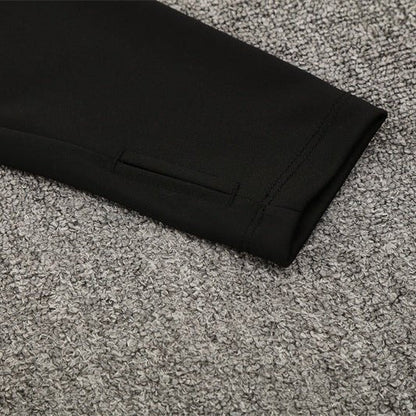 25/26 Portugal Training Black Tracksuit from FootballPrestige.com - Premium Football Kits