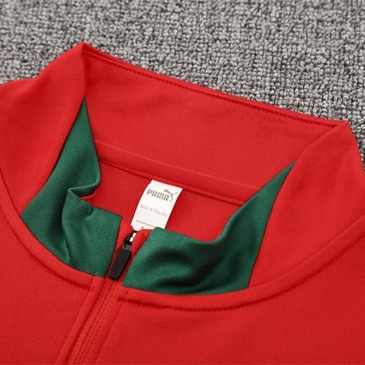 25/26 Portugal Training Red Kids Size Tracksuit from FootballPrestige.com - Premium Football Kits