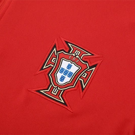 25/26 Portugal Training Red Kids Size Tracksuit from FootballPrestige.com - Premium Football Kits