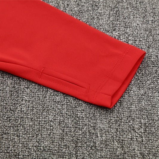 25/26 Portugal Training Red Tracksuit from FootballPrestige.com - Premium Football Kits