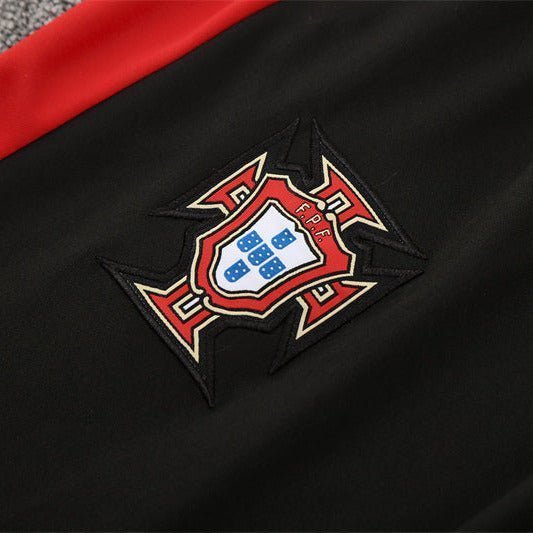 25/26 Portugal Training Red Tracksuit from FootballPrestige.com - Premium Football Kits