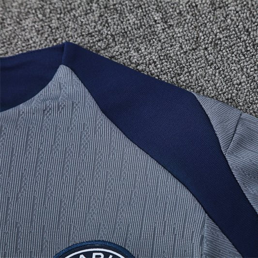 25/26 PSG Training Grey Kids Size Tracksuit from FootballPrestige.shop - Premium Concept kits