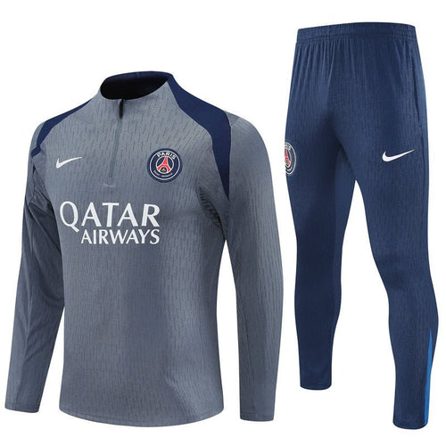 25/26 PSG Training Grey Tracksuit from FootballPrestige.shop - Premium Concept kits