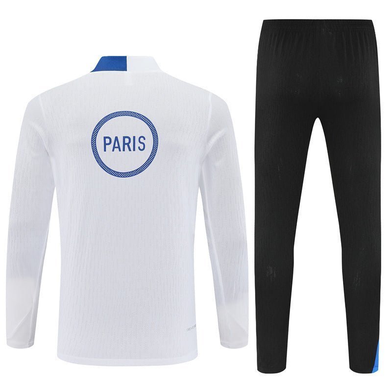 25/26 PSG Training White Tracksuit from FootballPrestige.shop - Premium Concept kits