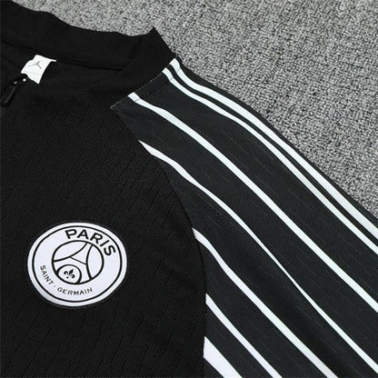 25/26 PSG x Jordan Black Tracksuit from FootballPrestige.shop - Premium Concept kits