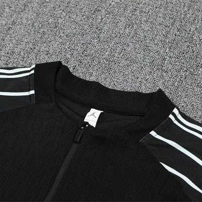 25/26 PSG x Jordan Black Tracksuit from FootballPrestige.shop - Premium Concept kits