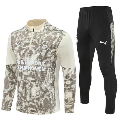 25/26 PSV Training White Kids Size Tracksuit from FootballPrestige.com - Premium Football Kits