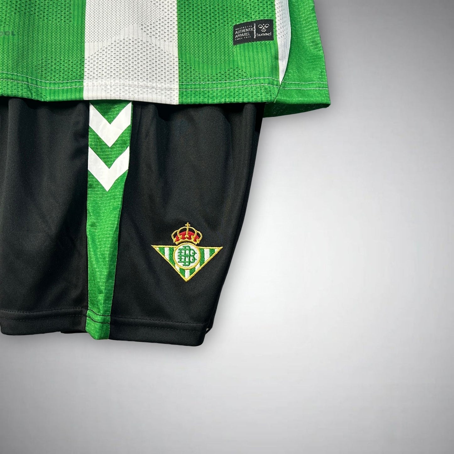 25/26 Real Betis Home Kids Size Kit from FootballPrestige.com - Premium Football Kits
