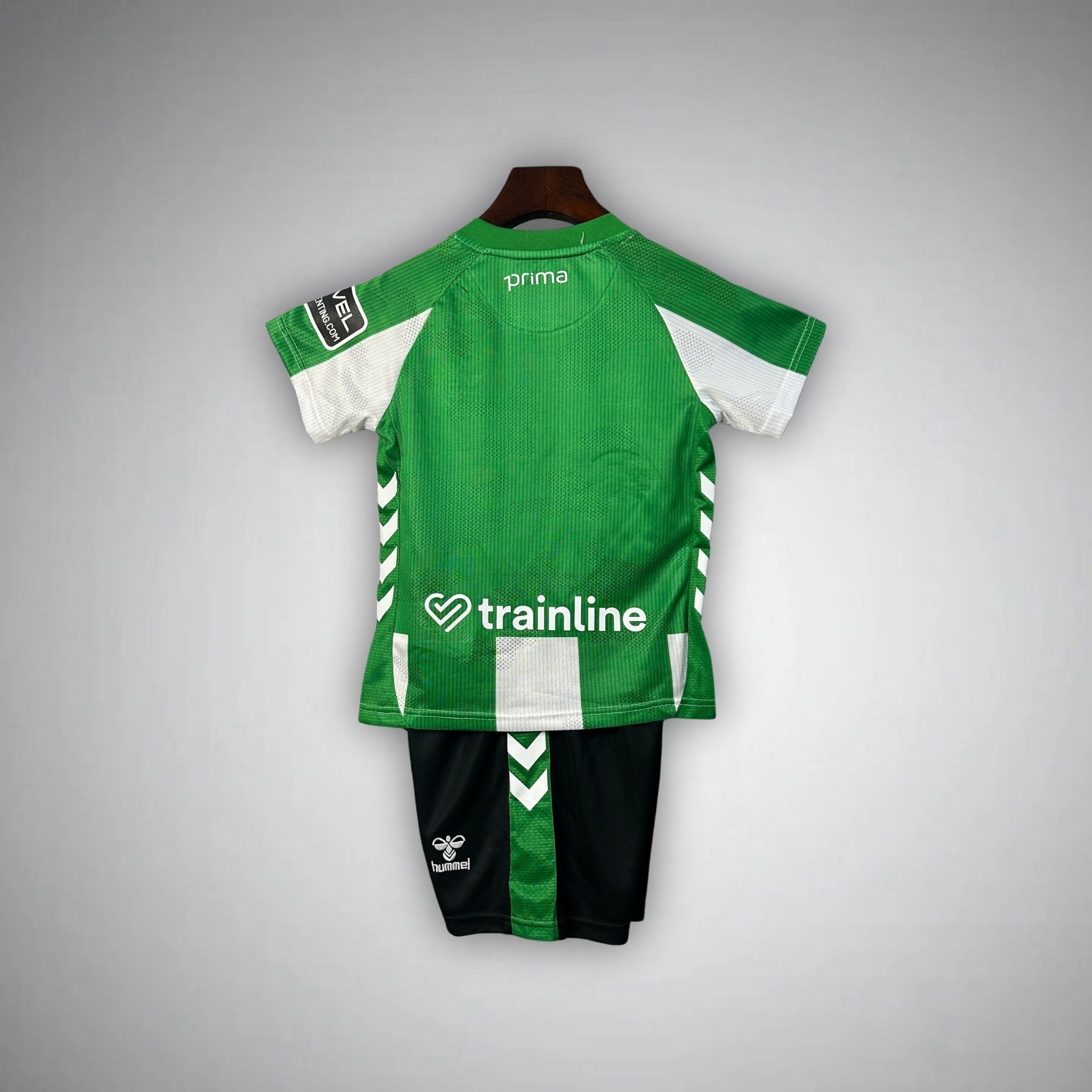 25/26 Real Betis Home Kids Size Kit from FootballPrestige.club - Premium Football Kits