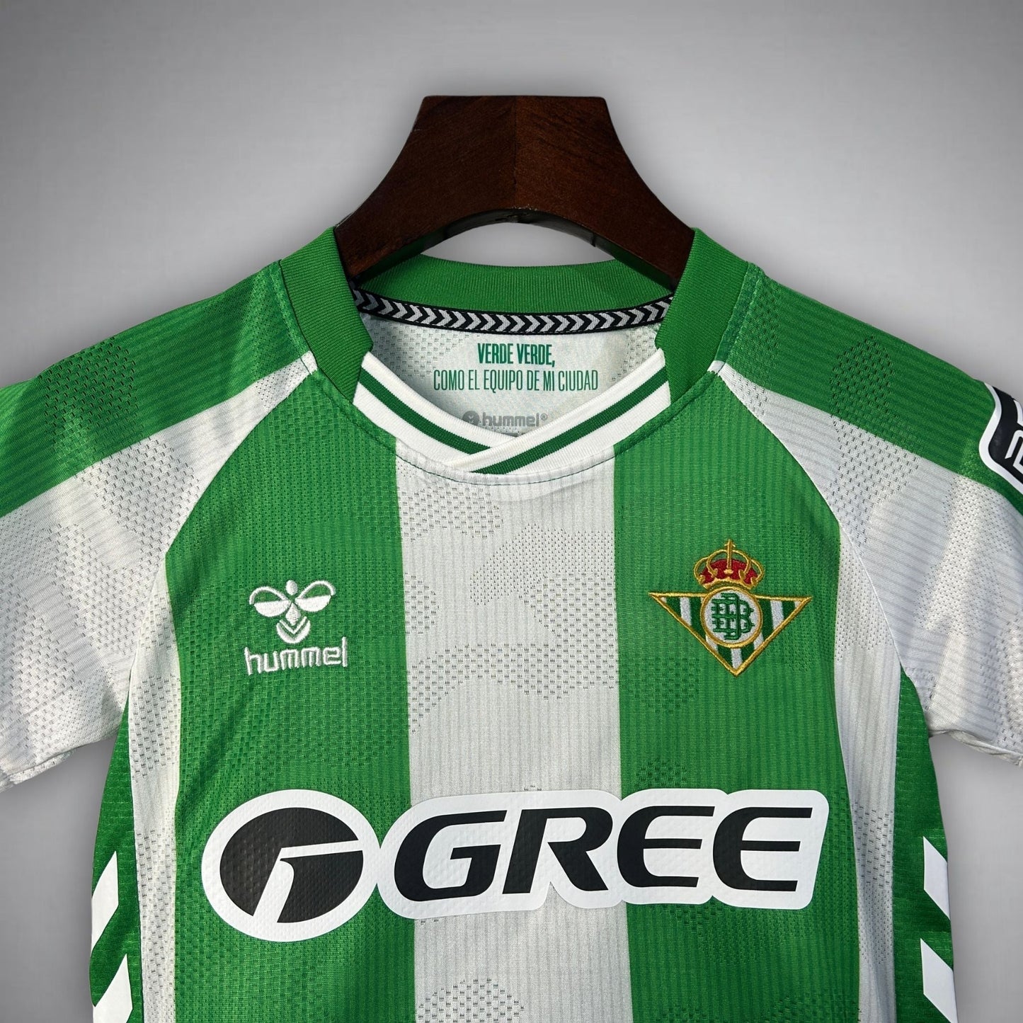 25/26 Real Betis Home Kids Size Kit from FootballPrestige.com - Premium Football Kits