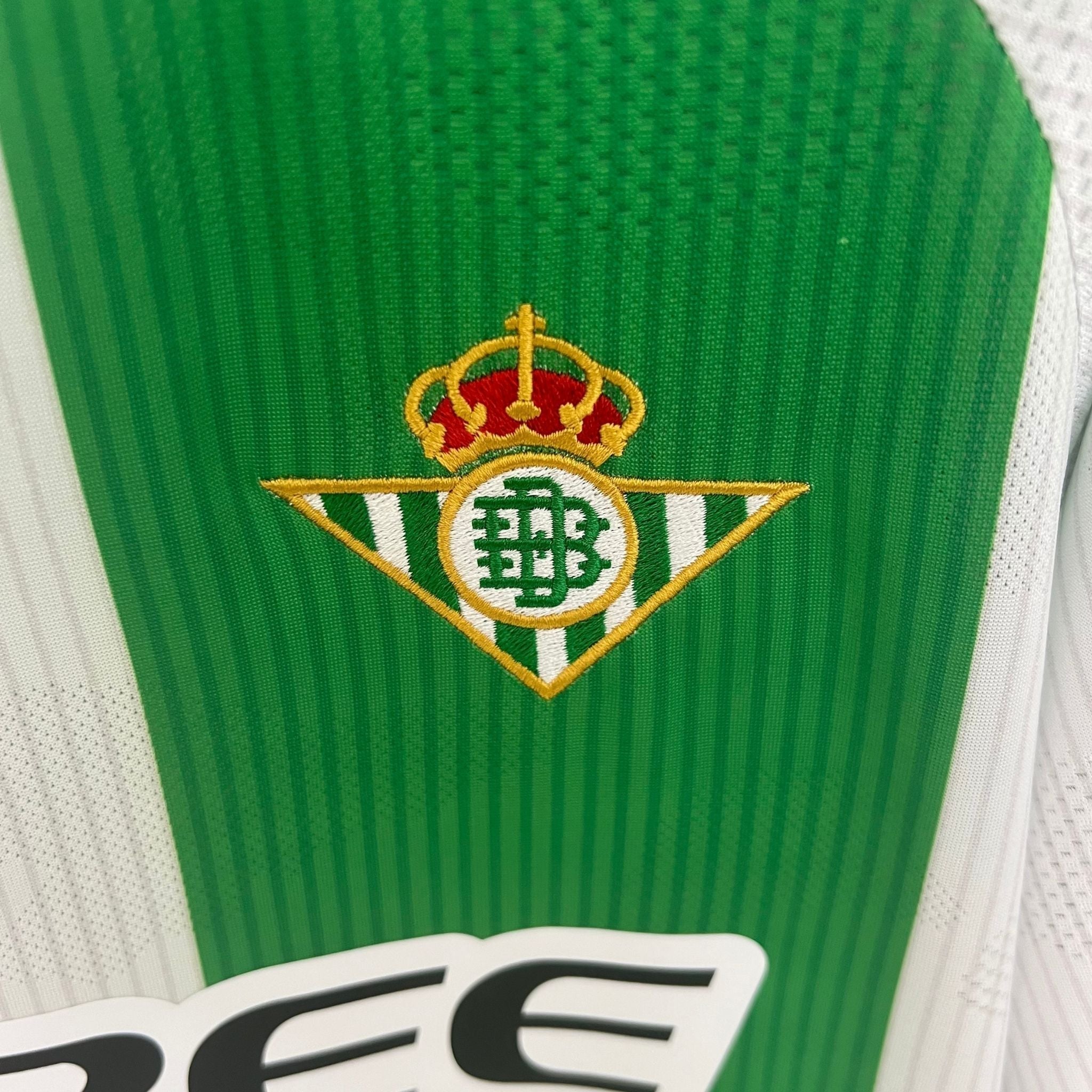 25/26 Real Betis Home Kit from FootballPrestige.club - Premium Football Kits