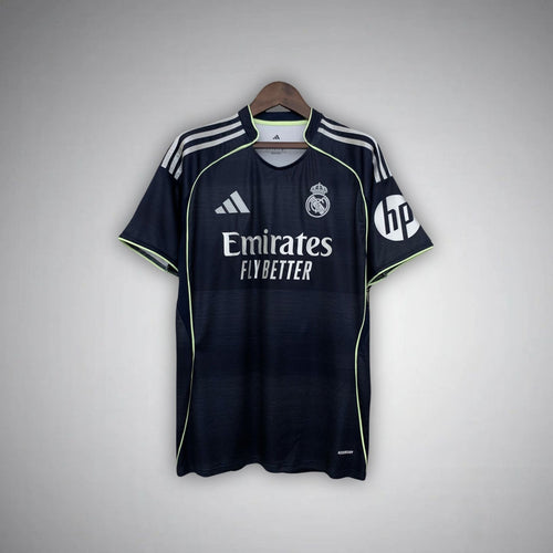 25/26 Real Madrid Away Kit from FootballPrestige.com - Premium Football Kits